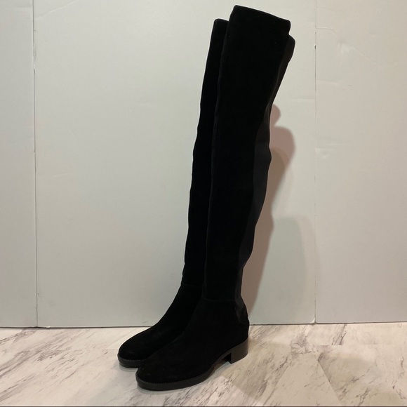 Tory Burch Caitlin Over the Knee Black Boots - Picture 9 of 9